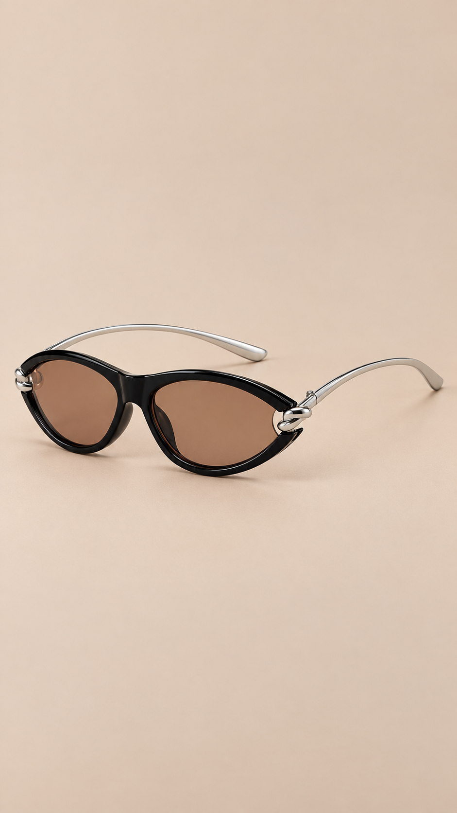 Nova Cat-Eye Sunglasses — Black Brown product only