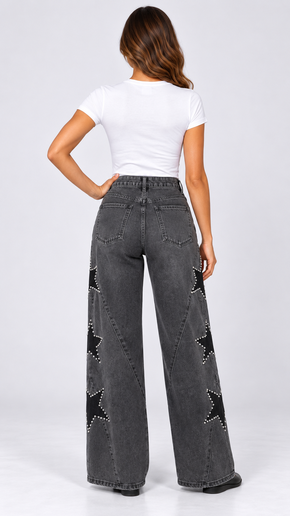 Astra Constellation Jeans — Black model back