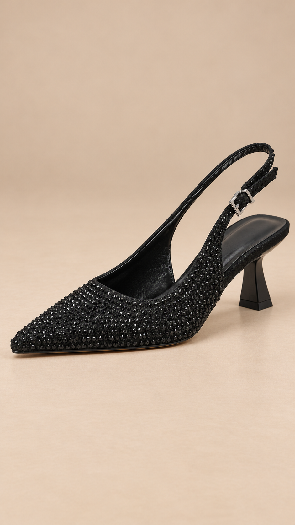 Lucinda Diamante Slingback — Black product only