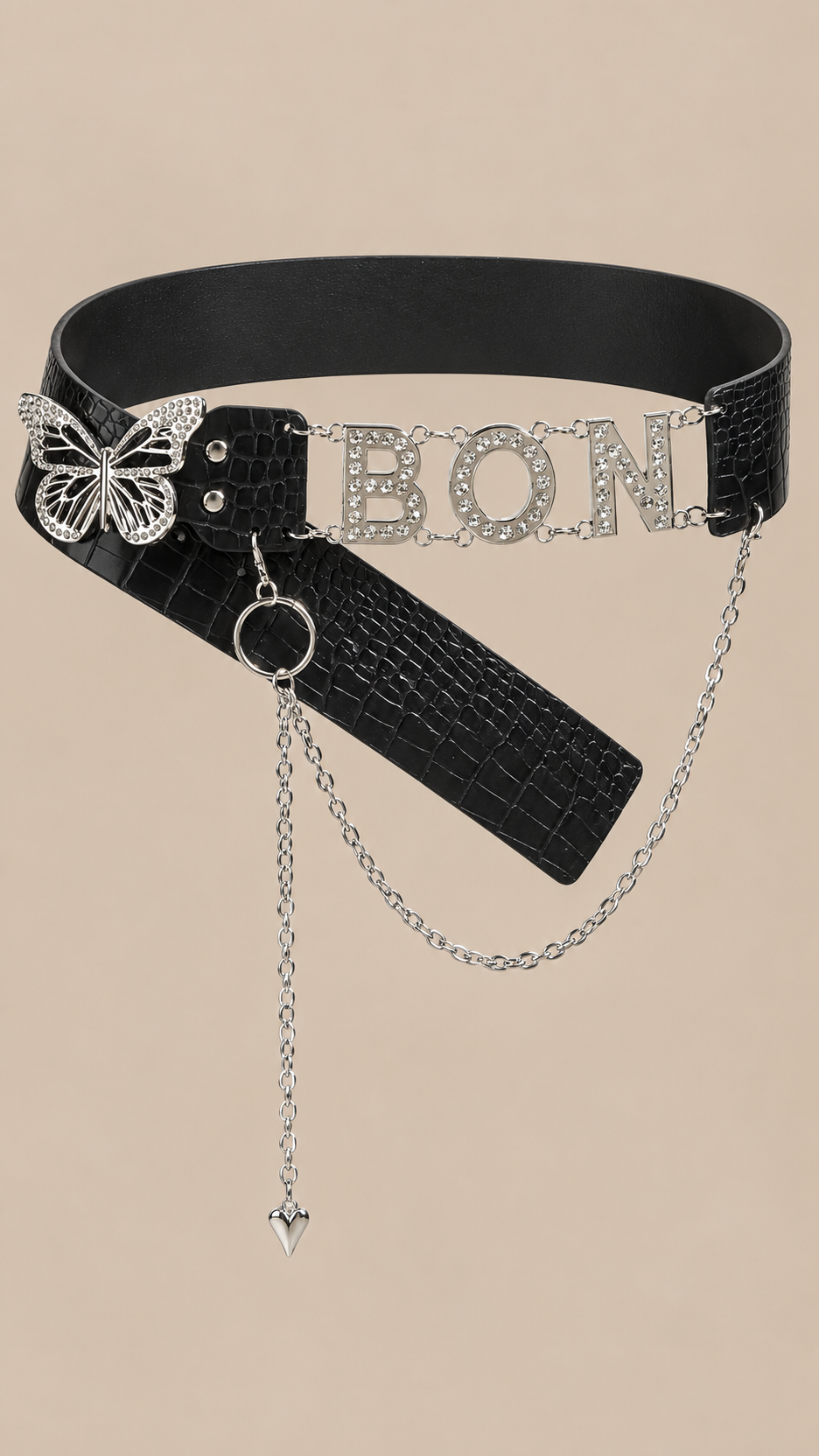 Fiorella Butterfly Belt — Black product only
