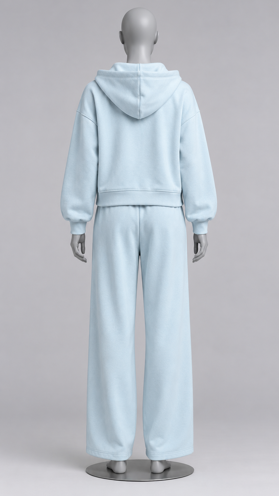 Rozalia Zip-Hoodie Set — Blue mannequin back