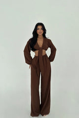 Adelina Tie-Up Suit