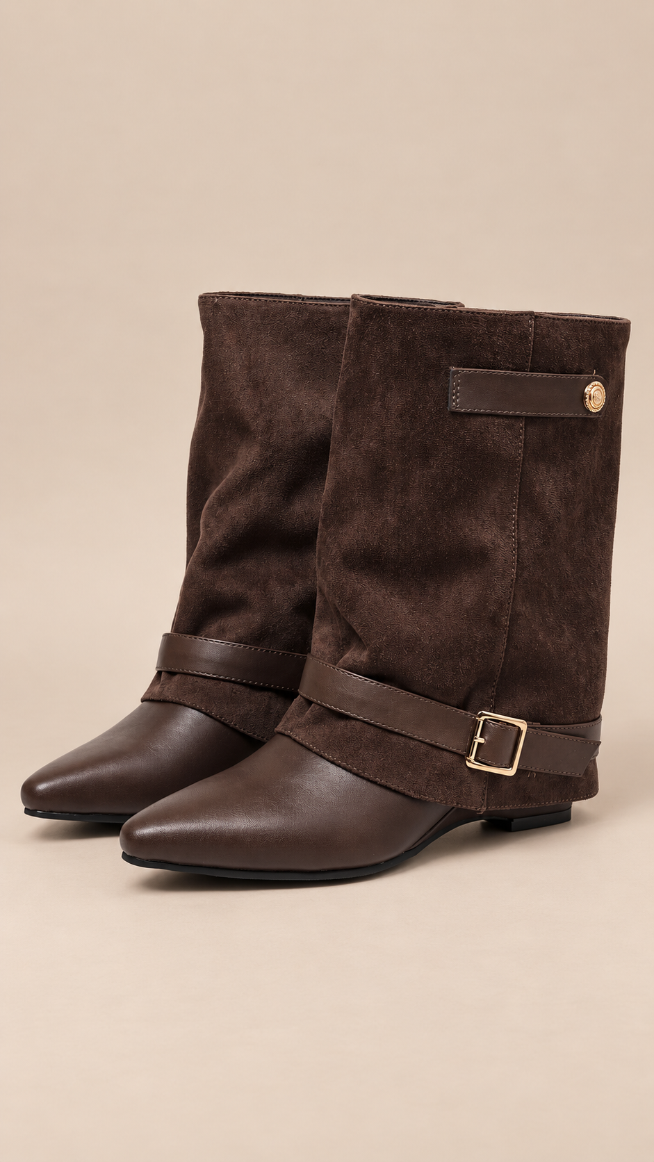 Juliette Harness Boots — Brown product only