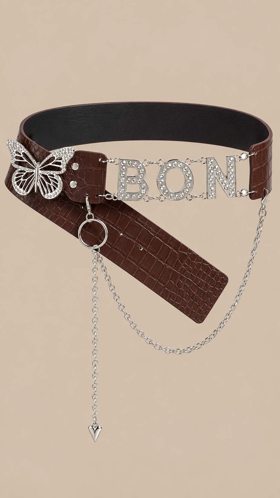 Fiorella Butterfly Belt — Brown product only