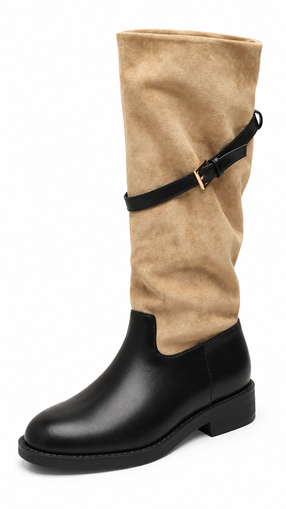 Brunella Wrap-Strap Boot — Camel product only