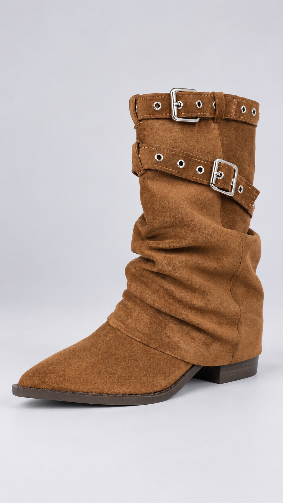 Annalena Grommet Slouch Boots — Caramel product only