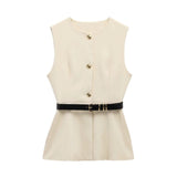 Chich vest with belt
