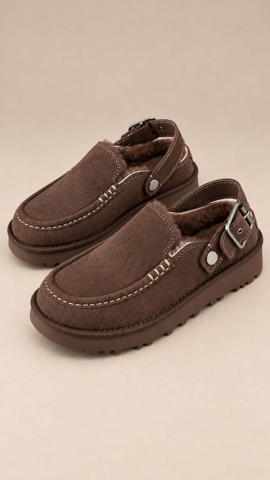 Amalia Moc-Stitch Clog — Chocolate product only