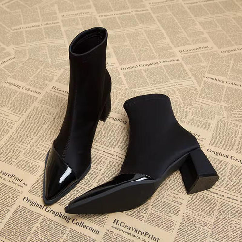 Chuncky heels boots