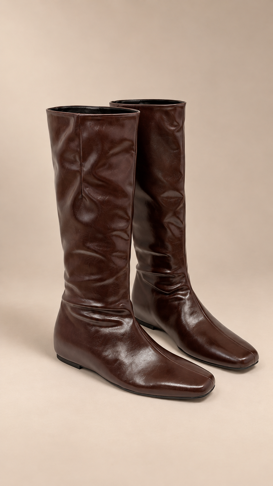 Margery Slouch Knee Boot — Coffee product only