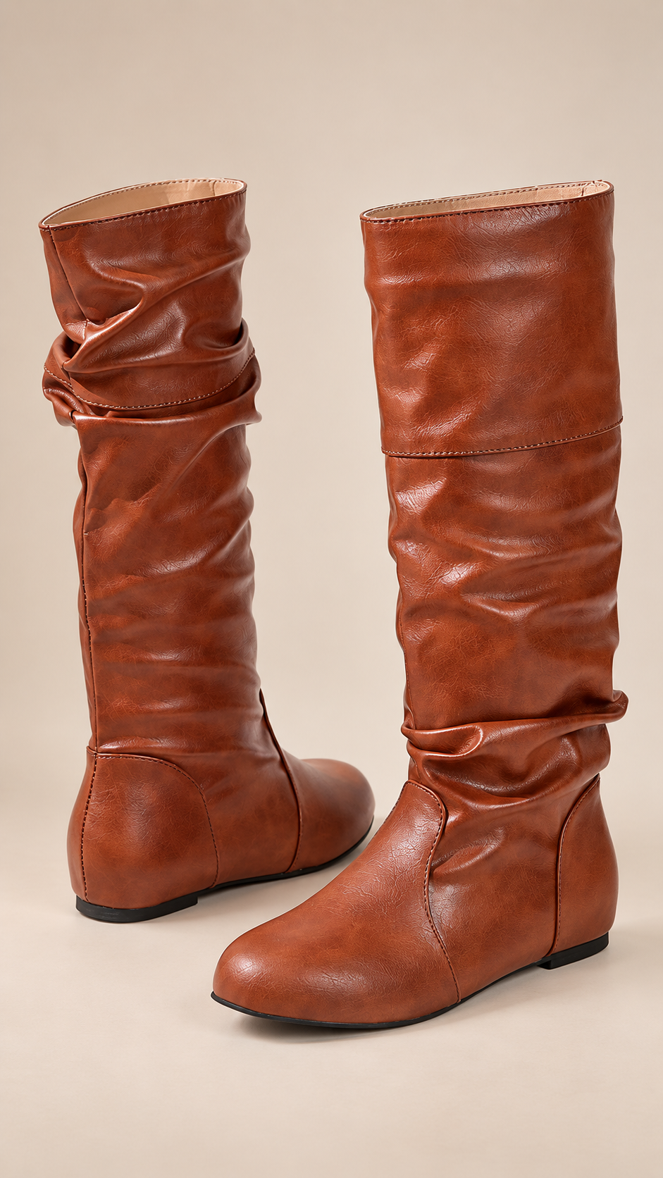 Thessaly Slouch Boot — Dark Brown product only