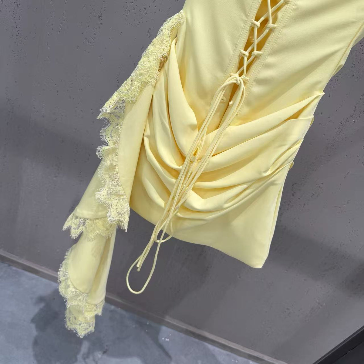 Elodie Draped Sash Mini Dress