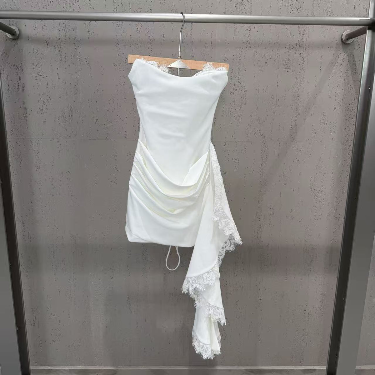 Elodie Draped Sash Mini Dress