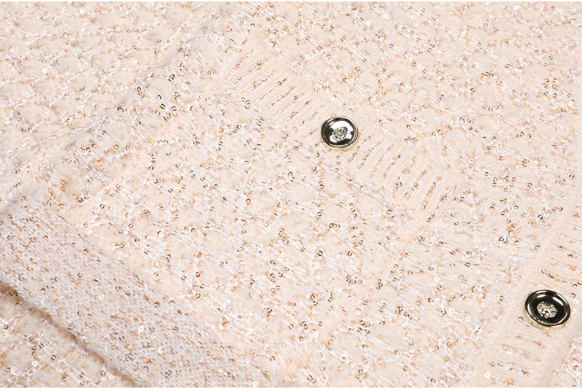 Elodie Sequin Knit Cardigan