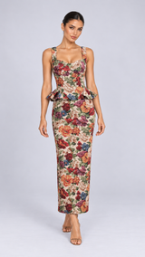 Gilda Tapestry Peplum Set