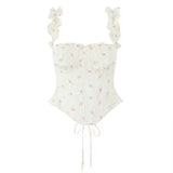 Blomstret top