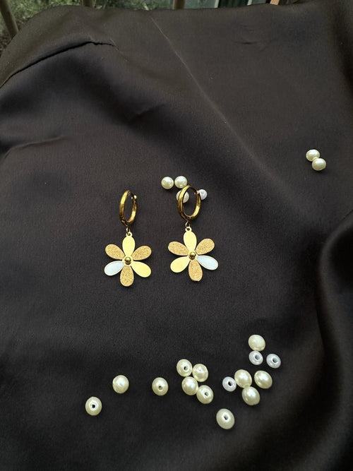 Flower Drop Earrings