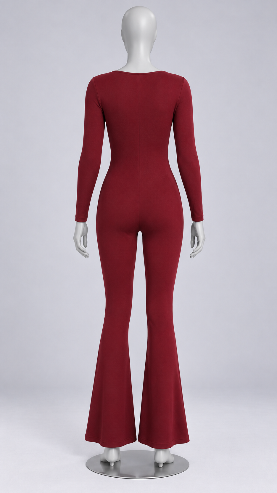 Carlotta Tie-Bust Jumpsuit — Gallery mannequin back
