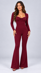 Carlotta Tie-Bust Jumpsuit