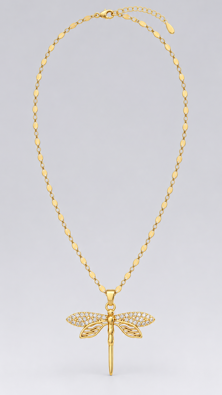 Marisela Dragonfly Necklace — Gold product only