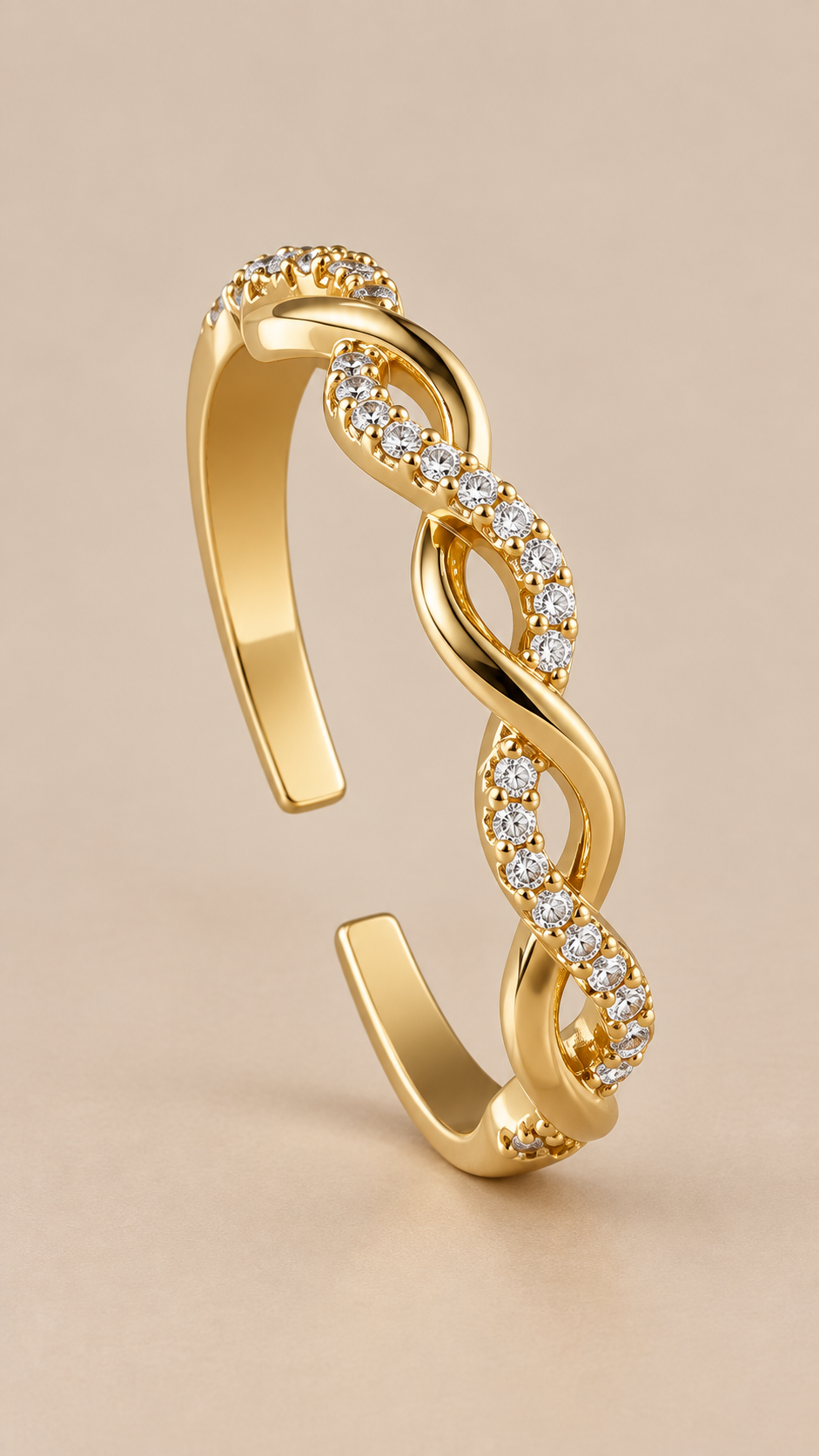 Ottilie Twist Ring — Gold product only