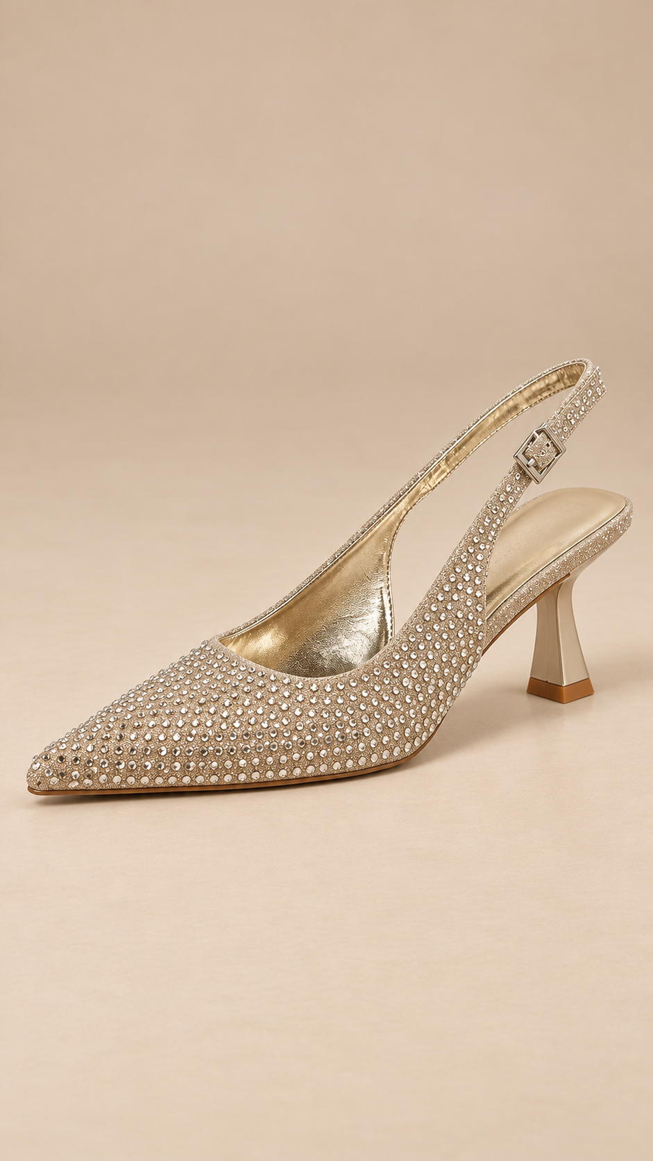 Lucinda Diamante Slingback — Gold product only