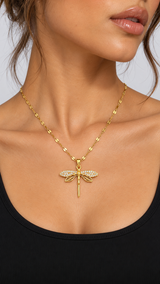 Marisela Dragonfly Necklace