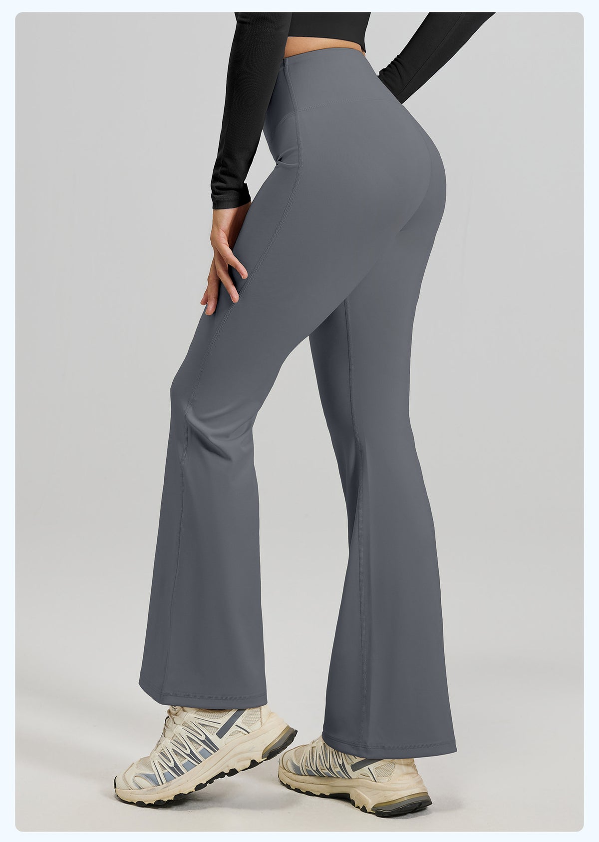 High Waist Flared Yoga Pants