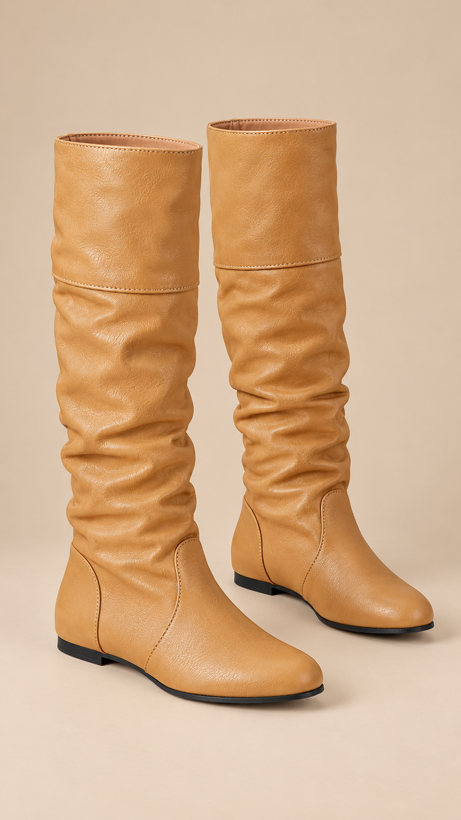 Thessaly Slouch Boot — Khaki Brown product only