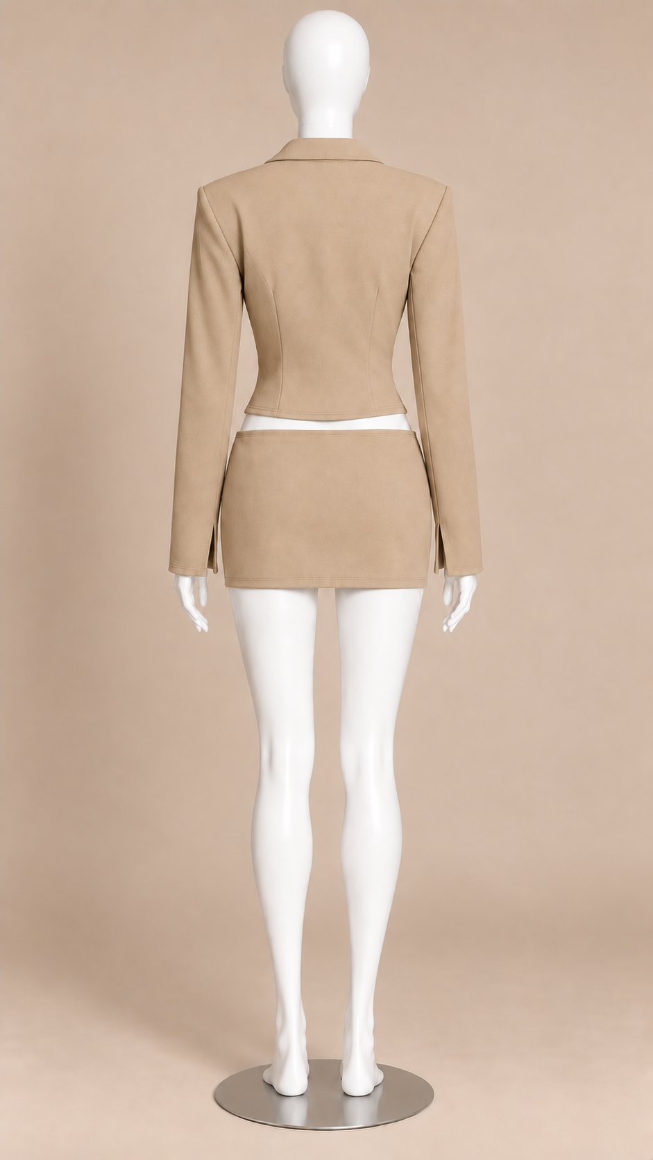 Romy Hook Set — khaki mannequin back