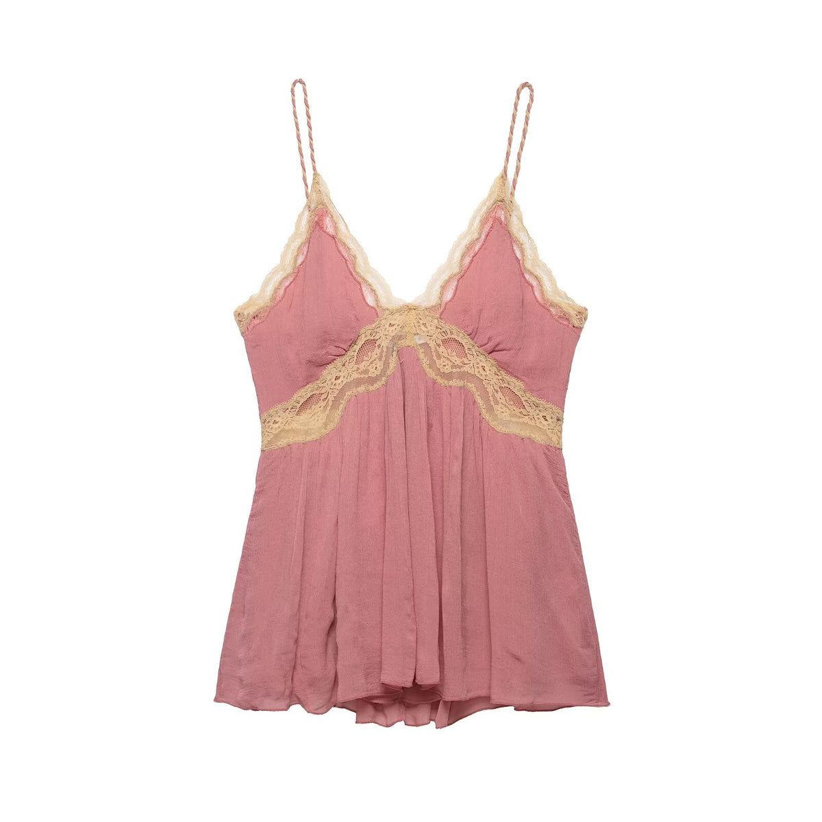 Lace Trim Cami Top