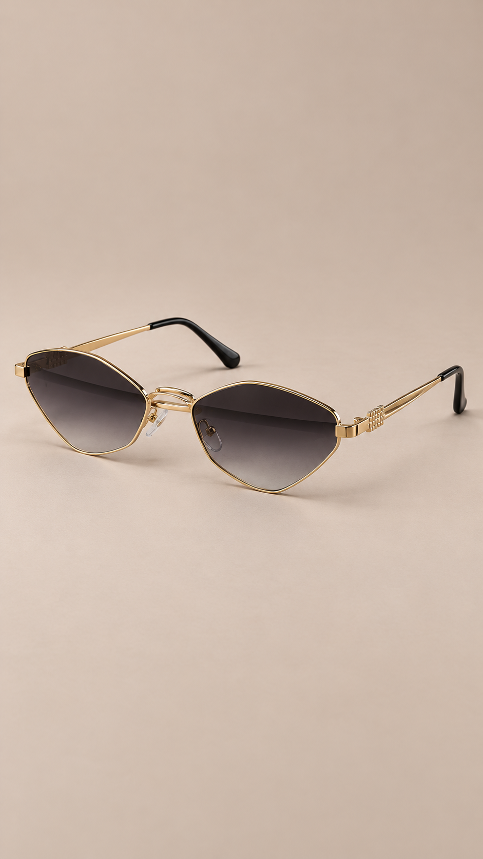 Perpetua Diamond Sunglasses — Light Gray product only