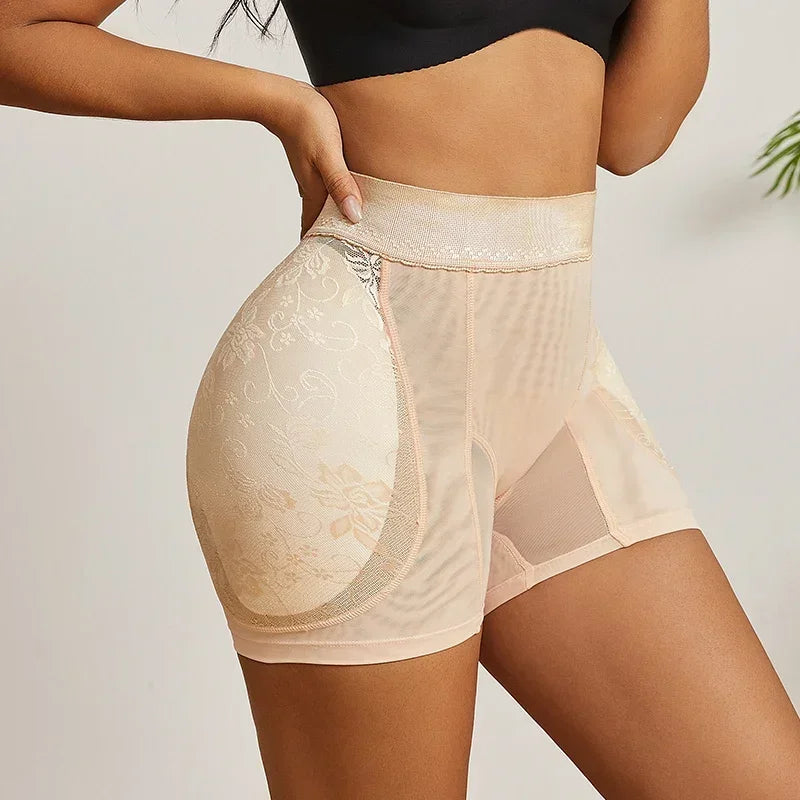 Shapewear-shorts med lav talje og mavekontrol