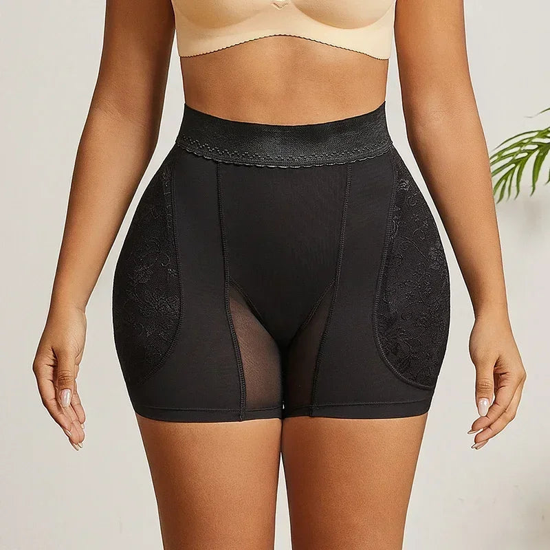 Shapewear-shorts med lav talje og mavekontrol