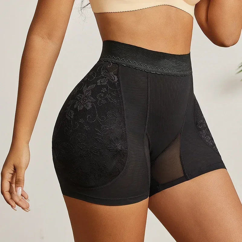 Shapewear-shorts med lav talje og mavekontrol