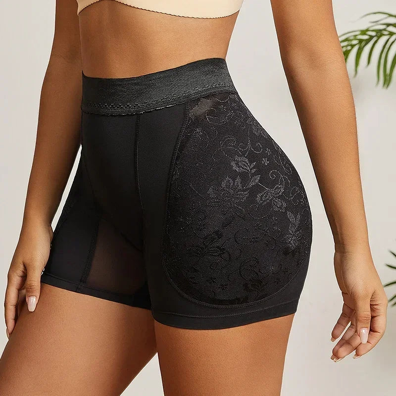 Shapewear-shorts med lav talje og mavekontrol