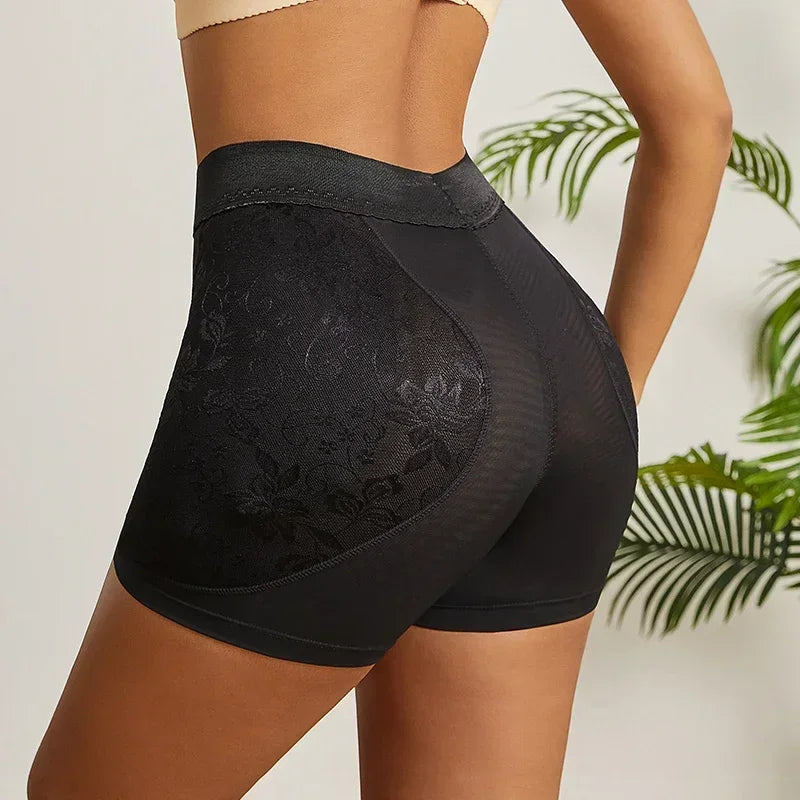 Shapewear-shorts med lav talje og mavekontrol