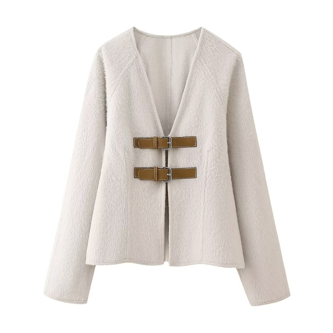 Buckle Closure Cardigan