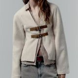 Buckle Closure Cardigan