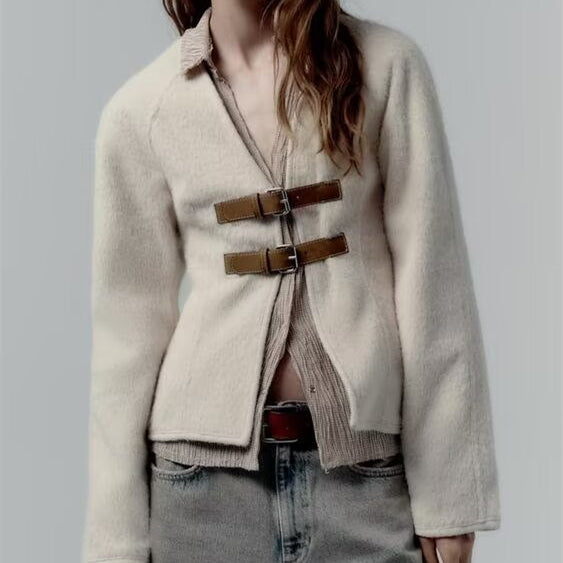 Buckle Closure Cardigan