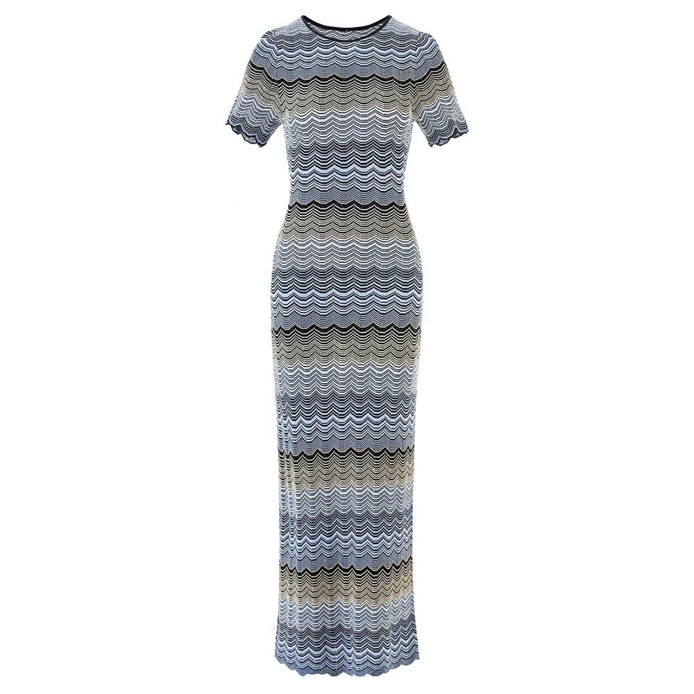 Serina Stripe Maxi Dress