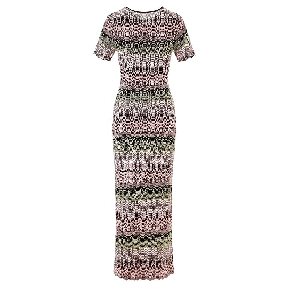 Serina Stripe Maxi Dress