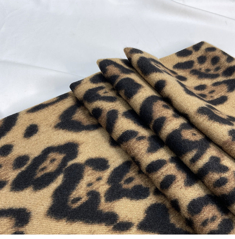 Isolde Leopard Cashmere Scarf supplier photograph