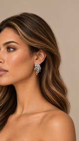 Elodie Pearl Cluster Earrings