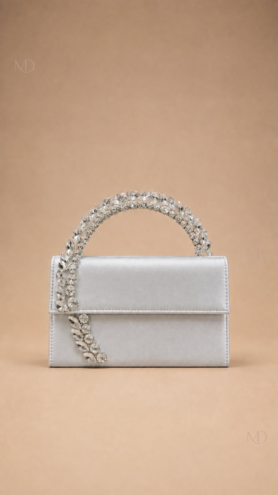 Astrid Crystal Evening Bag silver product view