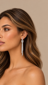 Celine Knot Tassel Earrings
