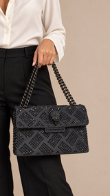 Sienna Crystal Velvet Crossbody