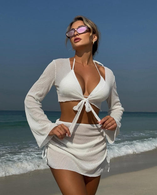 Komplet Bikini me Rrjetë