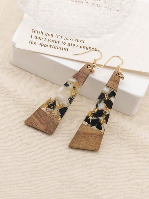 Mosaic Rectangle Earring