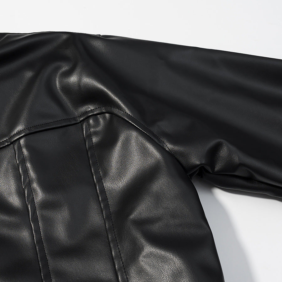 Noa Cropped Leather Jacket